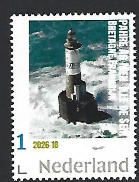 Netherlands 2026-18 Lighthouse: Phare ar Men France MNH