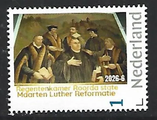 Nederland 2026-6 Reformatie: M.Luther Regentenkamer Roorda postfris/mnh