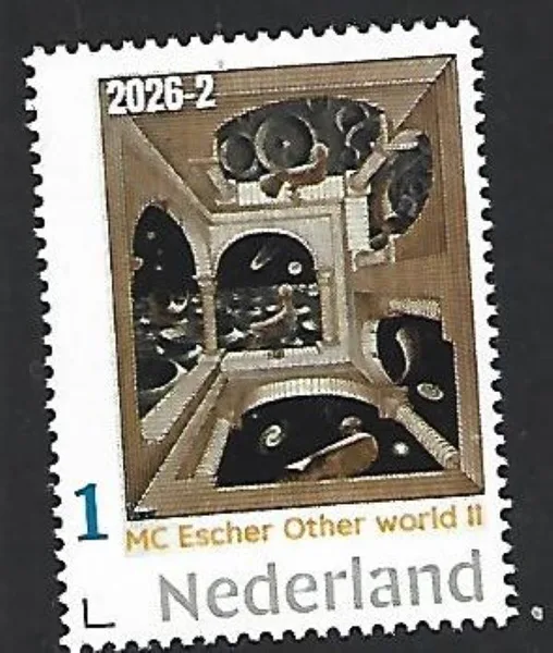 Netherlands 2026-2 MC Escher: Other world II 1947 MNH