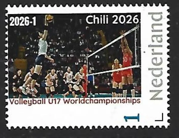 Netherlands 2026-1 Volleyball: U17 World Championships Chile MNH
