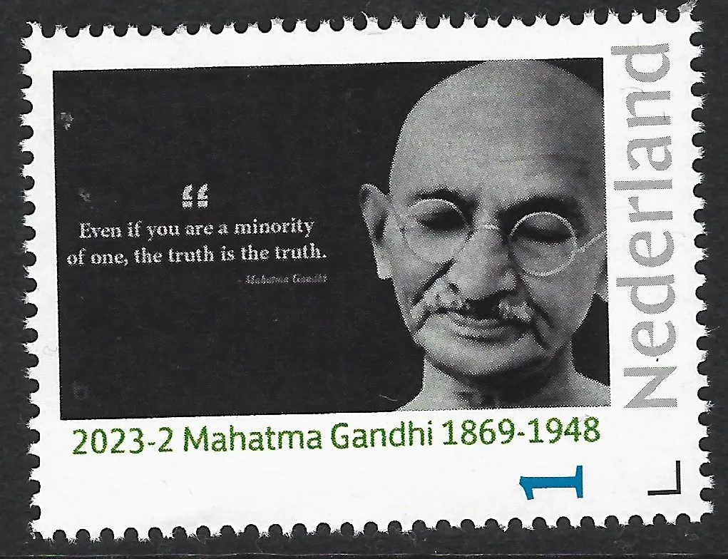 Niederlande 2023-2 Mahatma-Gandhi-Zitat postfrisch/ungestempelt
