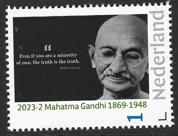 Nederland 2023-2 Mahatma Gandhi quote postfris/mnh