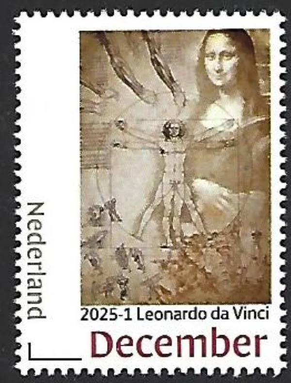 Netherlands 2025-1 Leonardo da Vinci MNH