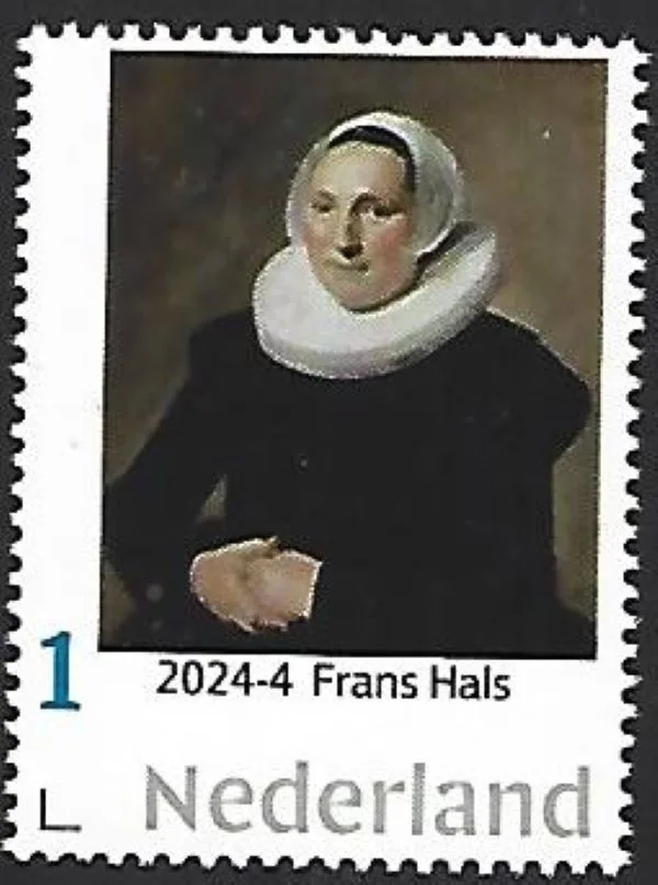 Niederlande 2024-4 Gemälde: Frans Hals Porträt einer Frau postfrisch/mnh