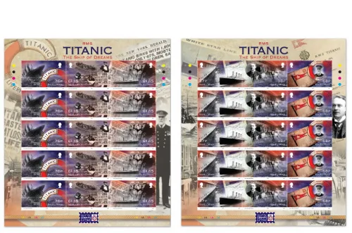 ISLE OF MAN 2012 Titanic Ziervelletchen postfris/mnh