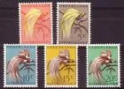 25-29 Birds of Paradise 1958 MNH