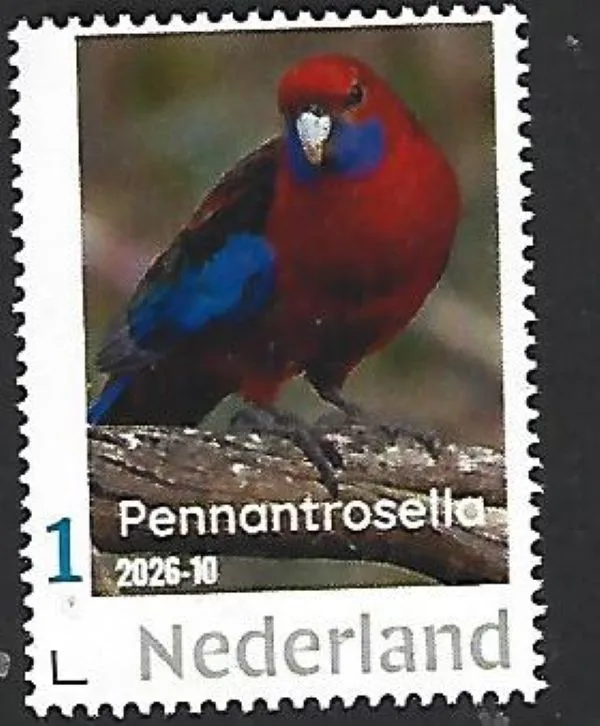 Netherlands 2026-9 Bird: Crimson Rosella MNH
