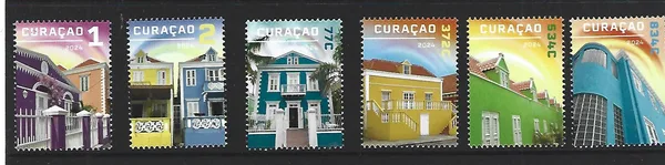 Curacao 2024 Colorful Curacao architecture MNH