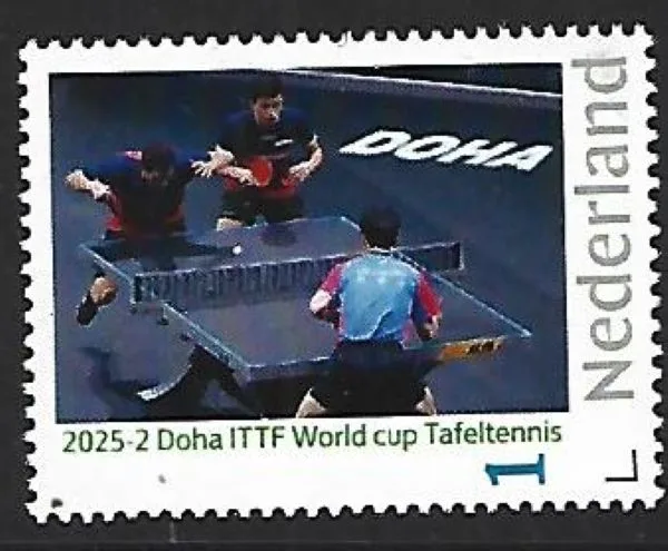 Nederland 2025-2 Tafeltennis Table tennis WC Doha postfris/mnh
