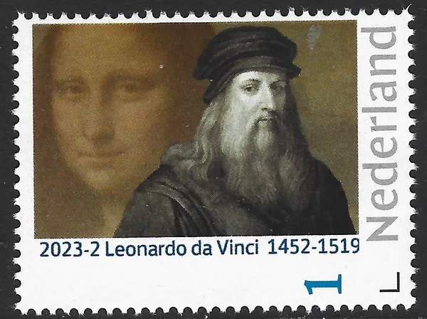 Netherlands 2023-2 Leonardo da Vinci 1452-1519 MNH