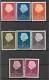 30-37 Queen Juliana stamps 1954-1960 MNH