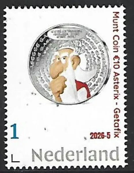 Nederland 2026-5 Munt Coin: Asterix Wisdom Getafix €10 postfris/mnh