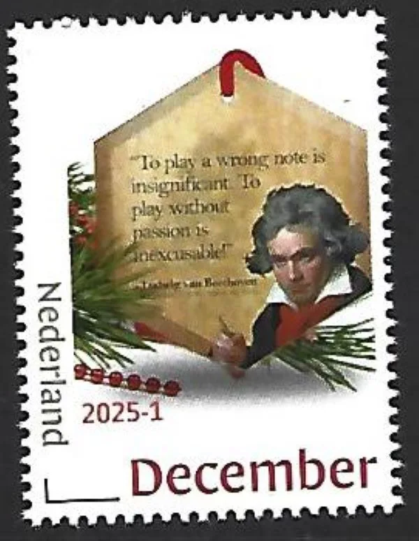Netherlands 2025-1 Ludwig van Beethoven MNH