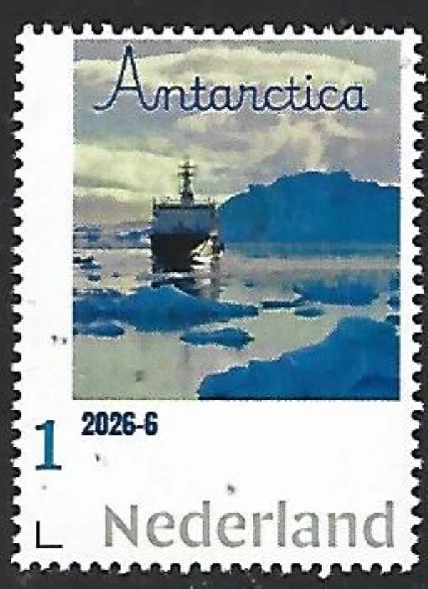 Netherlands 2026-6 Antarctica: Ship in ice MNH