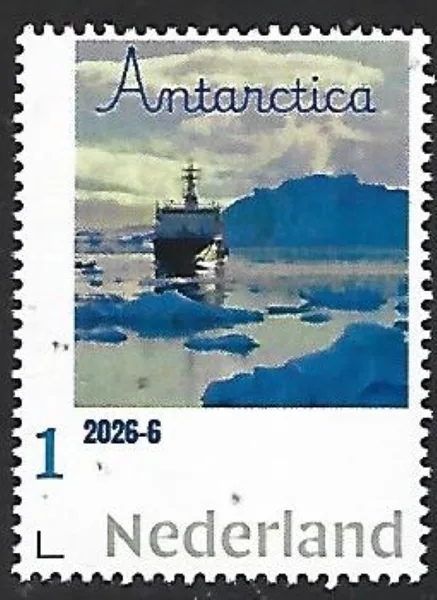 Nederland 2026-6 Antarctica: Ship in ice postfris/mnh
