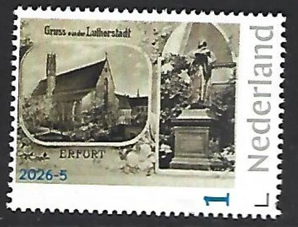 Nederland 2026-5 M.Luther: Erfurt Lutherstadt postfris/mnh