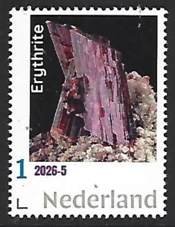 Nederland 2026-5 Mineraal Mineral: Erythritre Marokko postfris/mnh