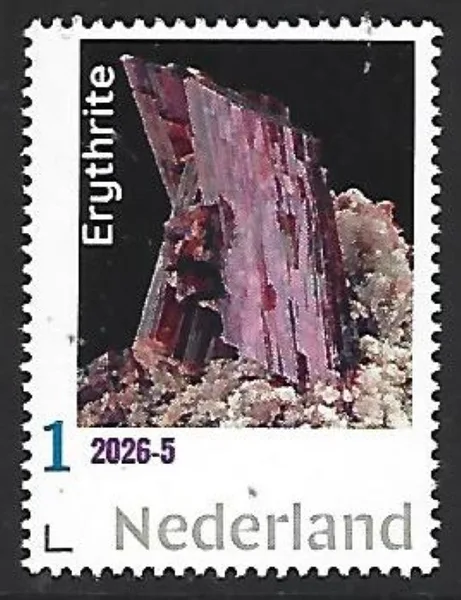 Nederland 2026-5 Mineraal Mineral: Erythritre Marokko postfris/mnh