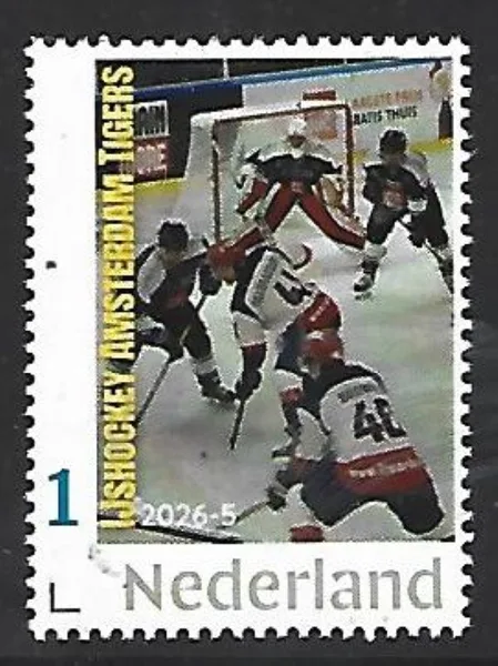 Nederland 2026-5 IJshockey Icehockey: Amsterdam Tigers postfris/mnh