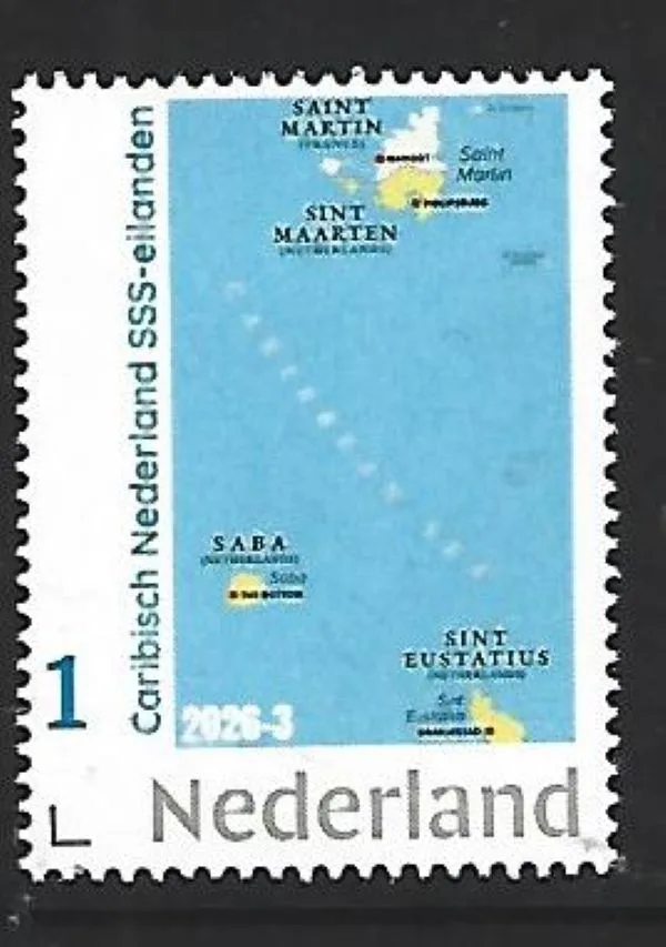 Nederland 2026-3 Caribian Netherlands: SSS-islands postfris/mnh