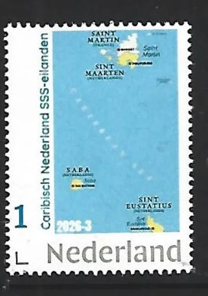 Nederland 2026-3 Caribian Netherlands: SSS-islands postfris/mnh