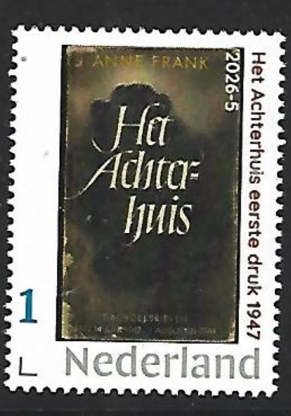 Nederland 2026-5 Anne Frank: Het Achterhuis eerste druk first edition postfris/mnh
