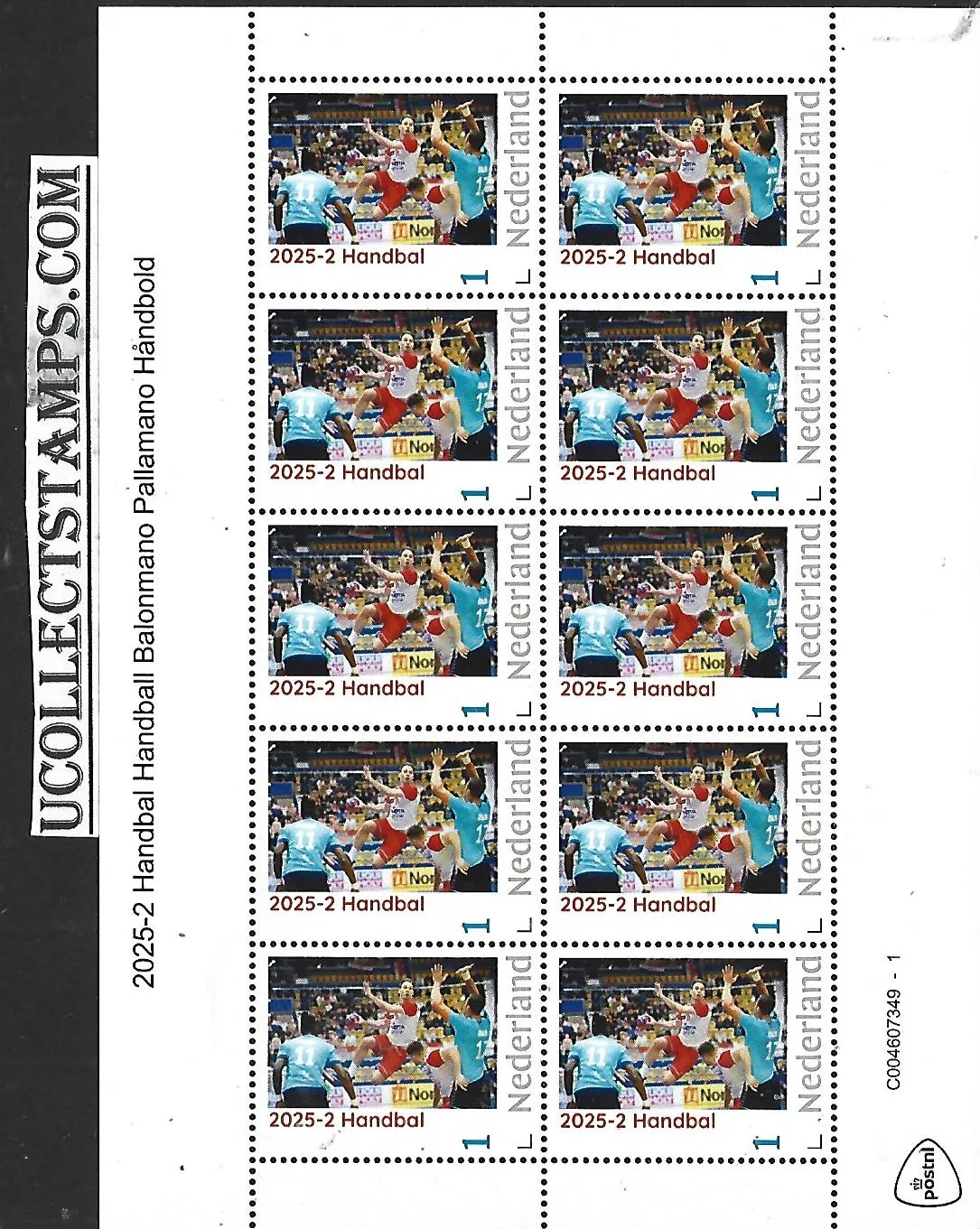 Netherlands 2025-2 Handball sheetlet MNH