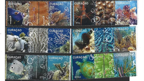Curacao 2024 Underwaterlife fish postfris/mnh