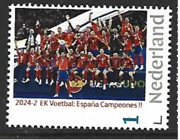 Pays-Bas 2024-2 Football Espagne Champions européens neuf/mnh