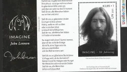 UNO Wenen 50yr Imagine John Lennon The Beatles blok-ms postfris/mnh