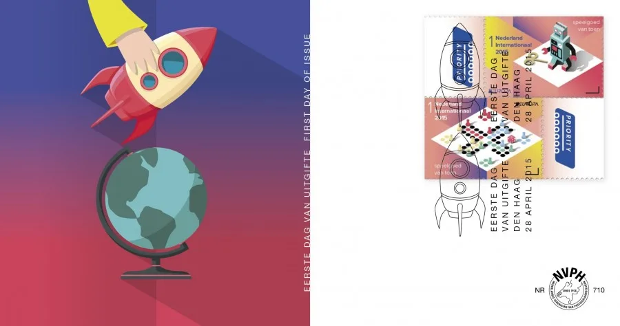 Netherlands FDC 710 Europa Toys