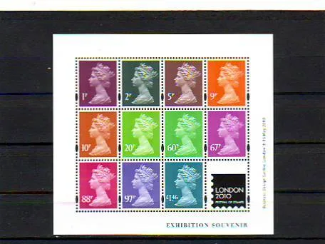 2010 exhibition London '10 Machins block MNH