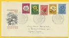 E9 Summer Stamps flowers 1952 with address
