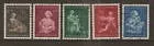 423-427 Winterhulp-volksdienst 1944 gestempeld