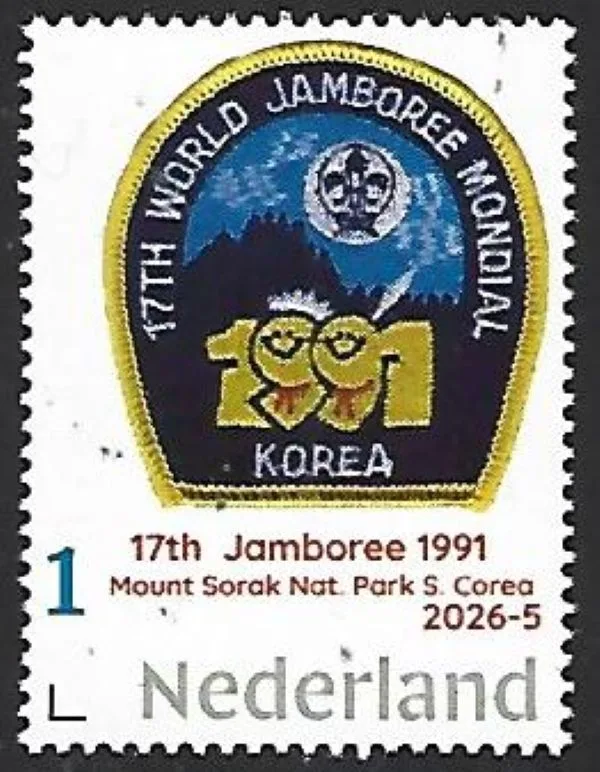 Nederland 2026-5 Padvinderij Scouting: 17th world Jamboree mt Sorak postfris/mnh