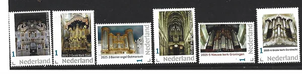 Nederland 2025 Orgel Organ: Jaarset Yearset postfris/mnh