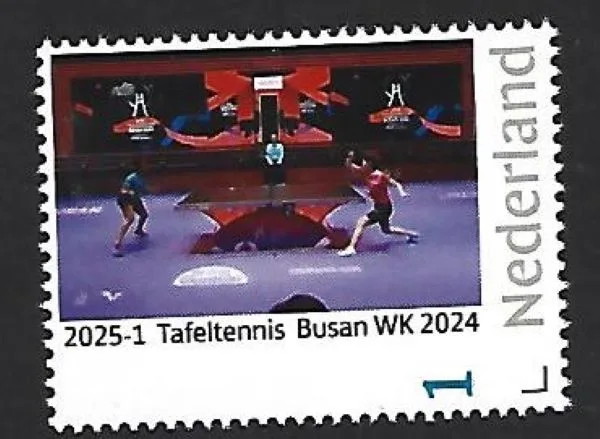 Netherlands 2025-1 Table Tennis World Championship Busan 2024 MNH