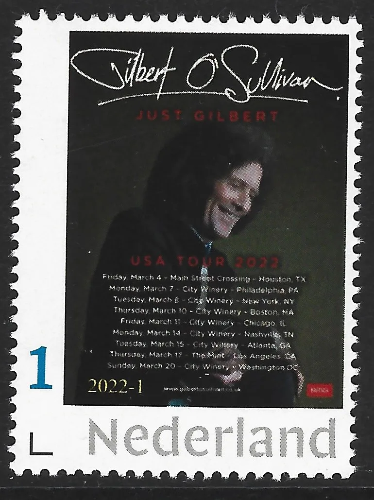 2022-1 Gilbert O'Sullivan USA tour MNH