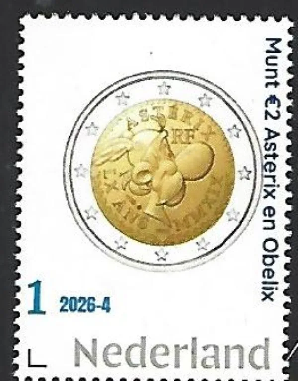 Nederland 2026-4 Munt Coin: Asterix 50years postfris/mnh