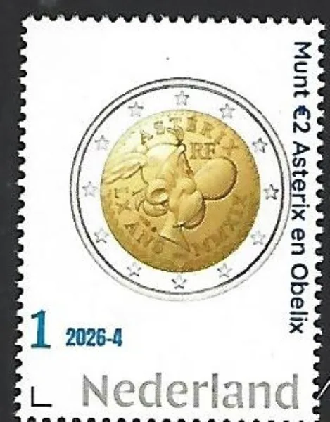 Nederland 2026-4 Munt Coin: Asterix 50years postfris/mnh