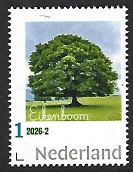 Netherlands 2026-2 Boom Tree: Eikenboom Oaktree MNH
