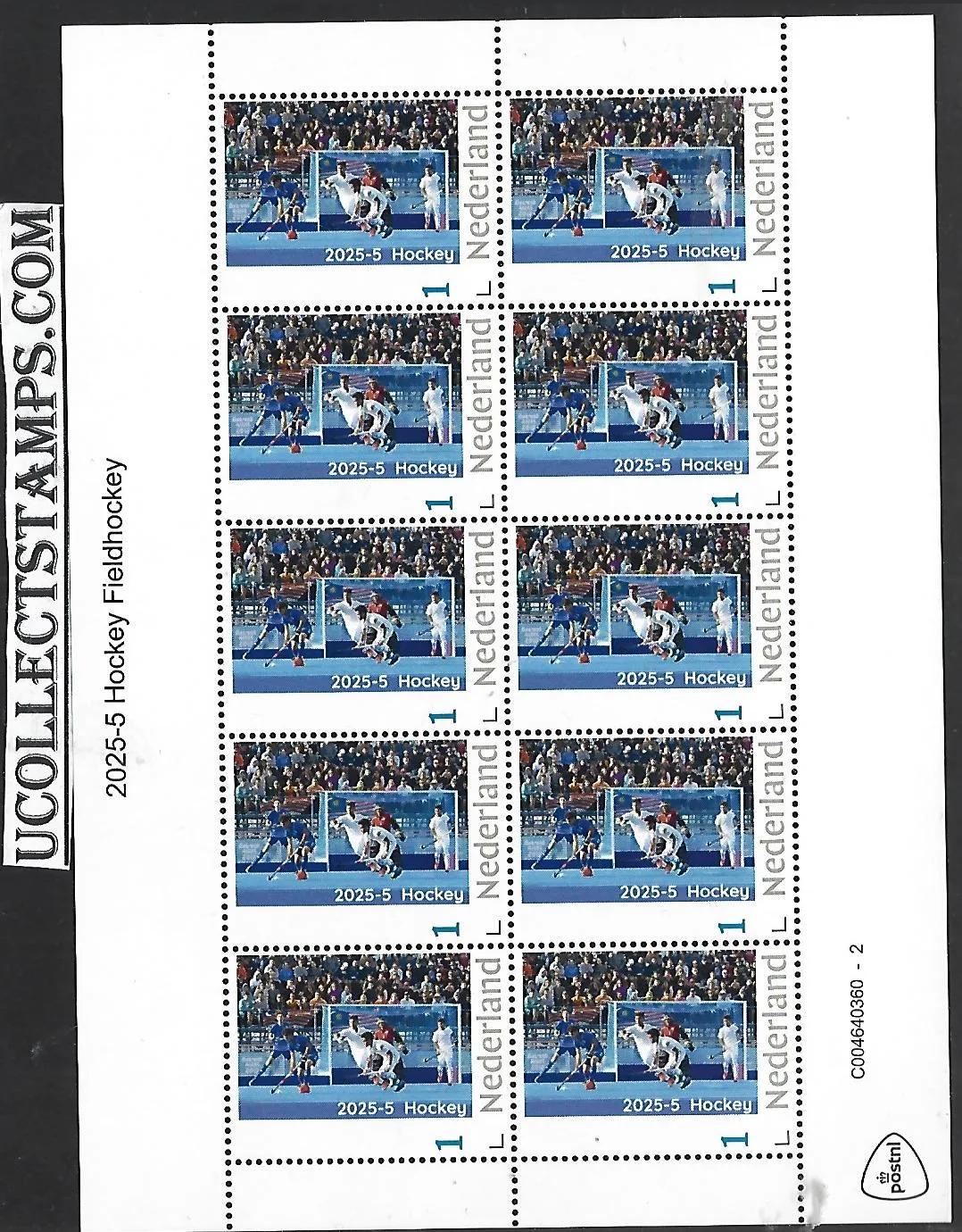 Hockey 2025-5 Hockey Feldhockey: Jugend-Olympiade SHEET postfrisch/mnh