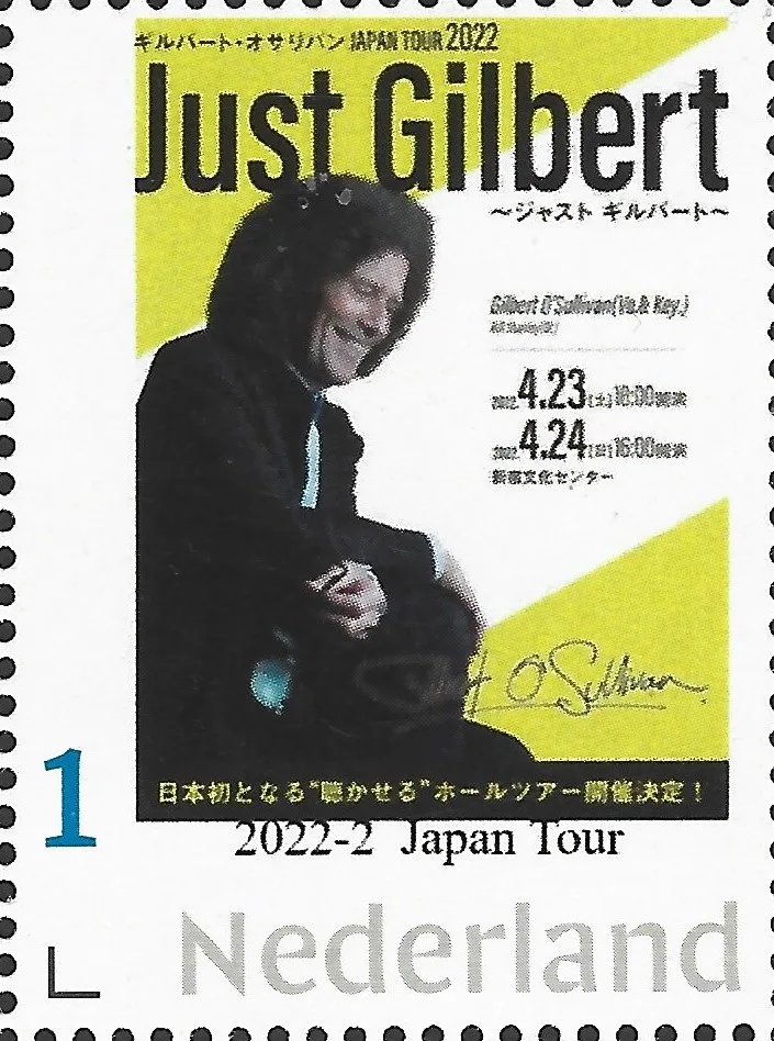 Pays-Bas 2022-2 Gilbert O'Sullivan 2022 Japan tour neuf/mnh