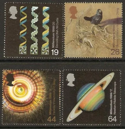 Gr.Britain 1999 Millennium 8 Scientists tale MNH