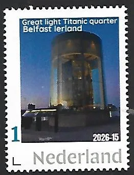Nederland 2026-15 Vuurtoren Lighthouse: Great Light Titanic quarter postfris/mnh