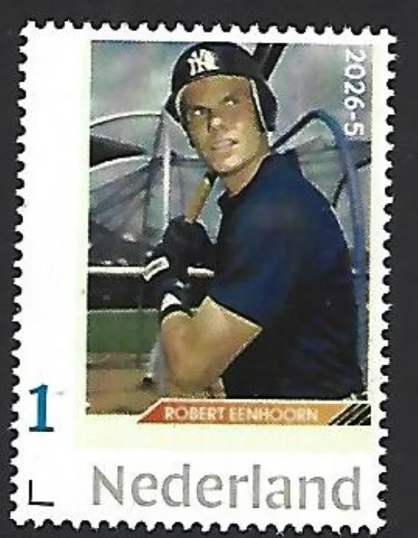Nederland 2026-5 Honkbal Baseball: Robert Eenhoorn New York Yankees postfris/mnh