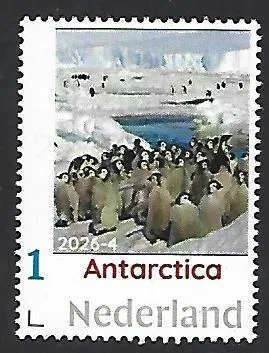 Nederland 2026-4 Antarctica: Penguins Ship sheet postfris/mnh