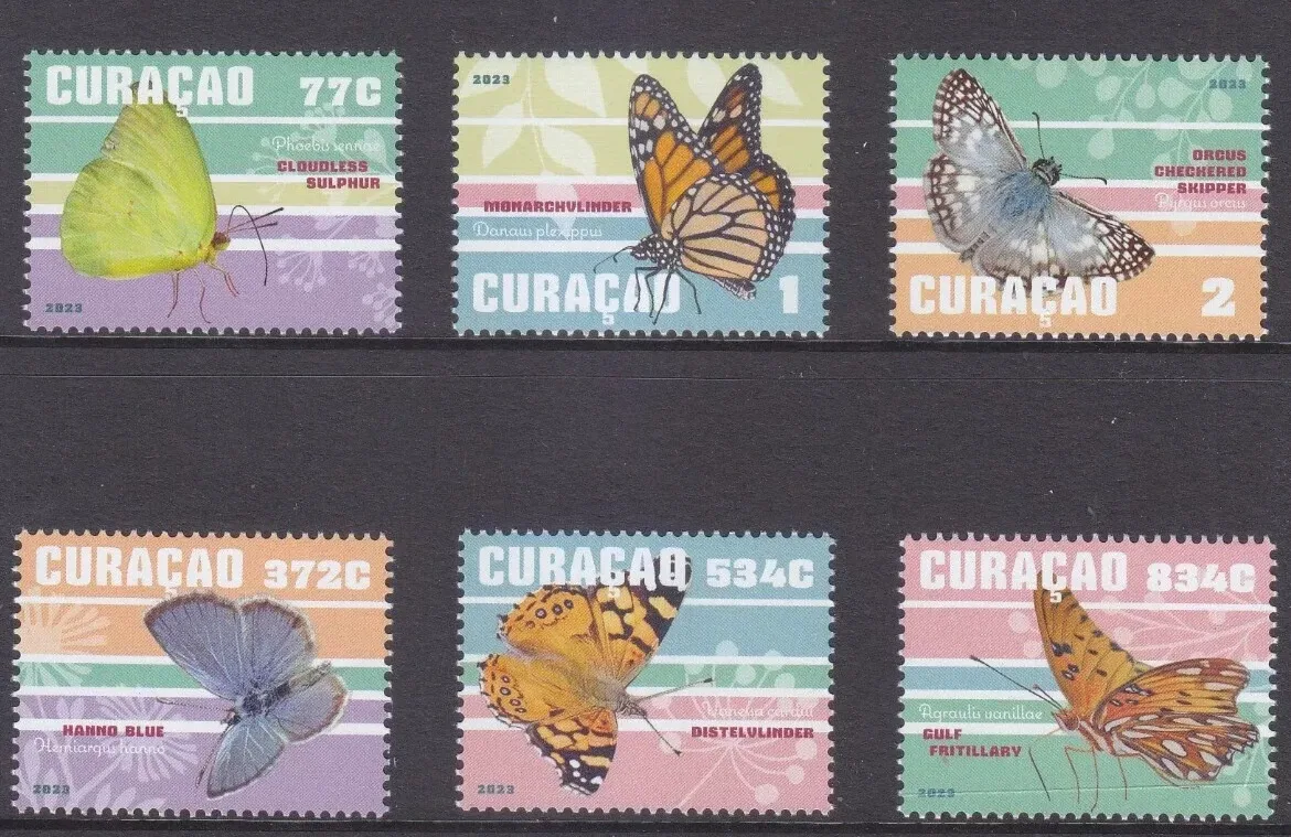 Curacao 2023 Vlinders Butterflies postfris/mnh