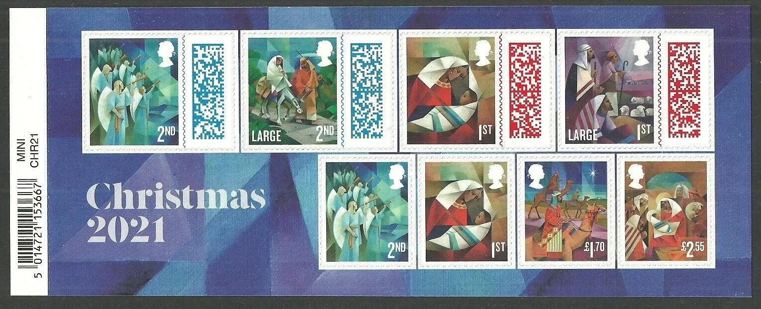 Großbritannien 2021 Weihnachten Blockminiaturbogen postfrisch/Mnh