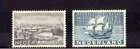Nederland 267-268 Curacao haven en schip 1934 postris